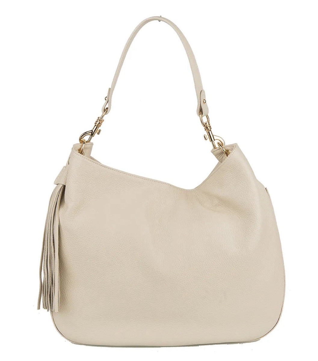 Stella Ivory Leather Crossbody Bag – Brands By Momo