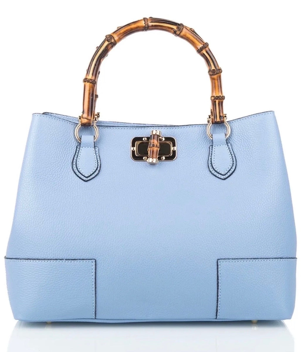 ★hai★ Bamboo Bag (Lilac) Hai Bamboo Handle Silk Bag In Lilac | ModeSens