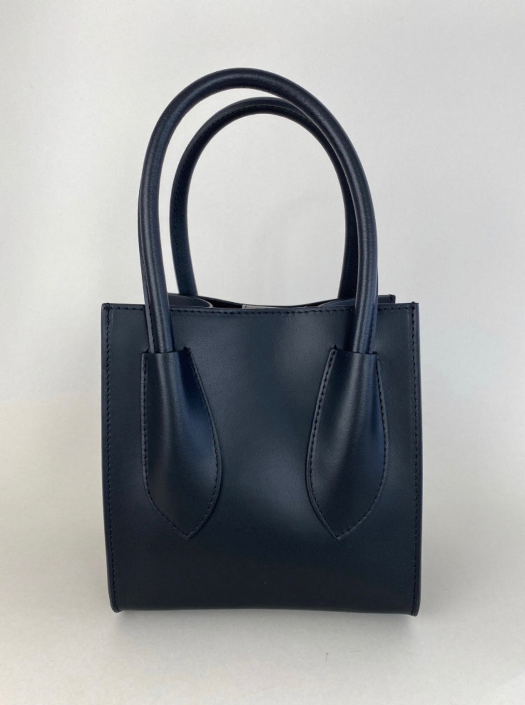 Celina Black Leather Hand Bag