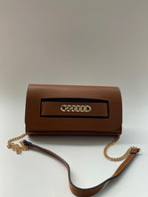 Load image into Gallery viewer, Cindy Cognac Leather Crossbody Bag
