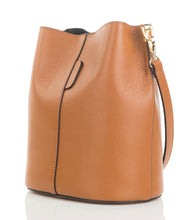Load image into Gallery viewer, Katie Cognac Leather Hand Bag
